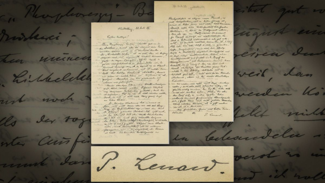 Carta antissemita de físico ganhador do Nobel vai à leilão nos EUA por mais de 90 mil reais