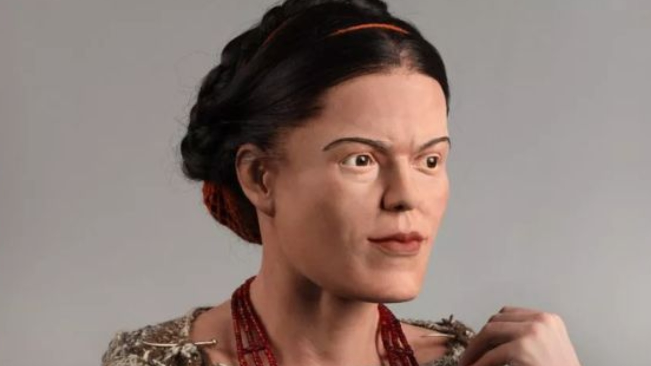 Este é o rosto de uma mulher que viveu na Europa Central há 4 mil anos