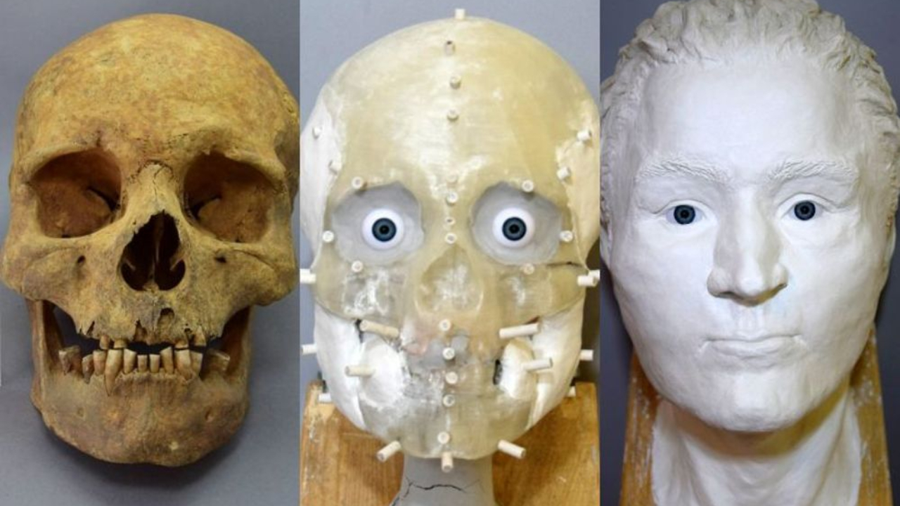 Rosto de homem medieval de 500 anos é reconstruído na Polônia