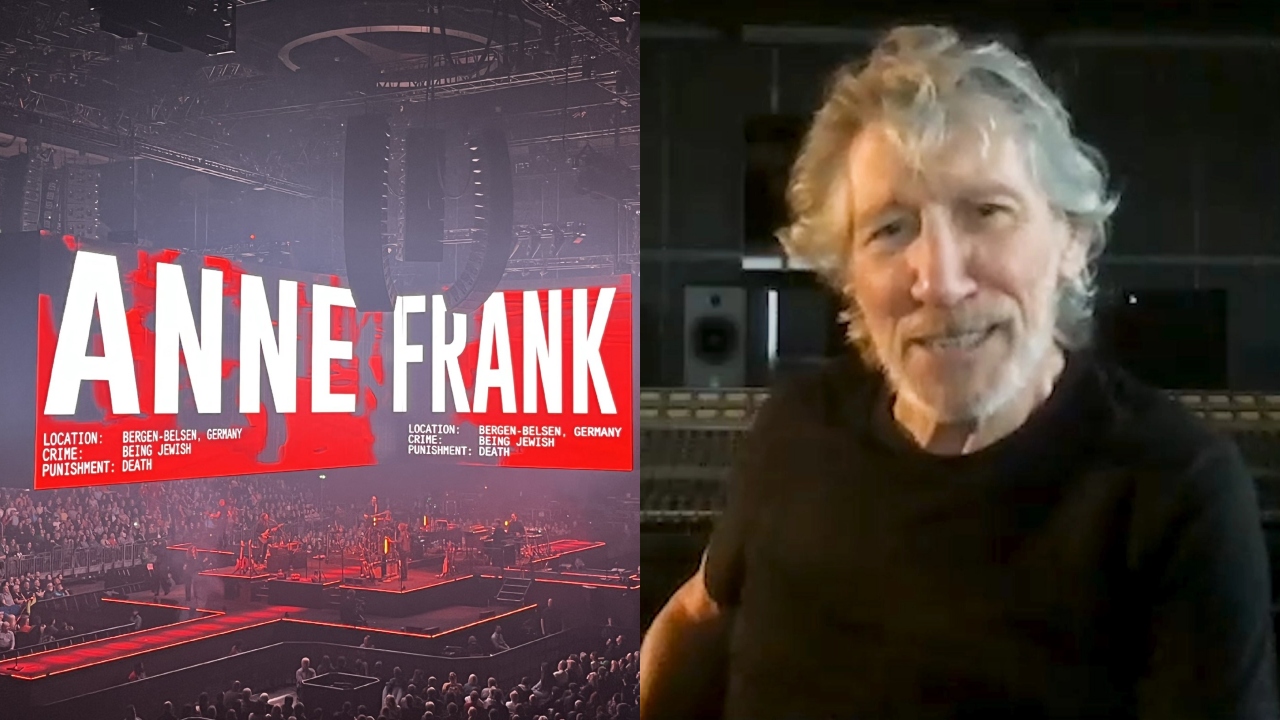 Roger Waters menciona Anne Frank em show e recebe críticas