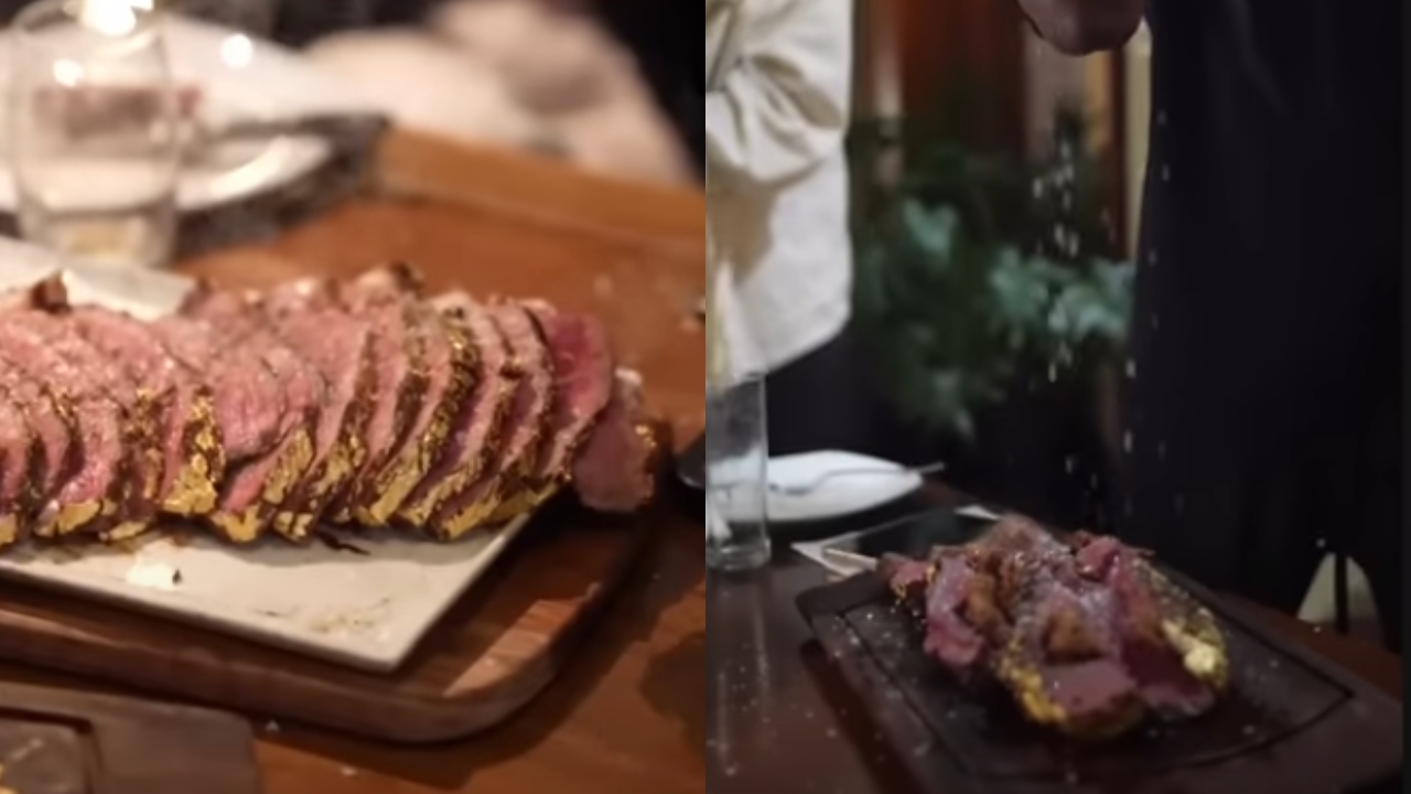 Ronaldo fala sobre vídeo em que come carne folheada a ouro: ‘Pode ser inspirador’