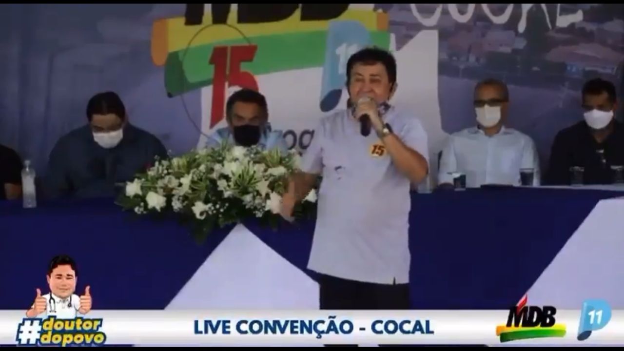 Em live, ex-prefeito de cidade do Piauí afirma que “não roubou o tanto” que o sucessor roubou