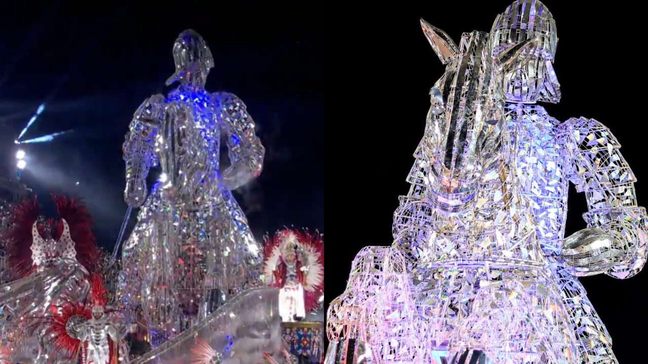 Carnavalesco quer expor escultura de São Jorge que hipnotizou internautas