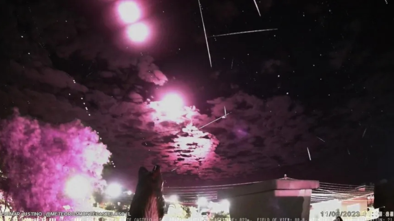 Cidade de Santa Catarina tem mais de 200 meteoros capturados por câmera