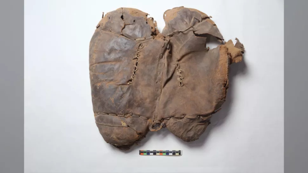 Sela de couro: Objeto encontrado em tumba na China data de 2.700 anos