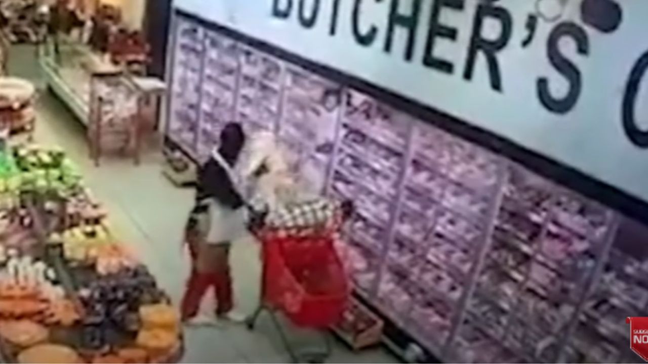 Funcionário de supermercado tenta sequestrar bebê de carrinho de cliente