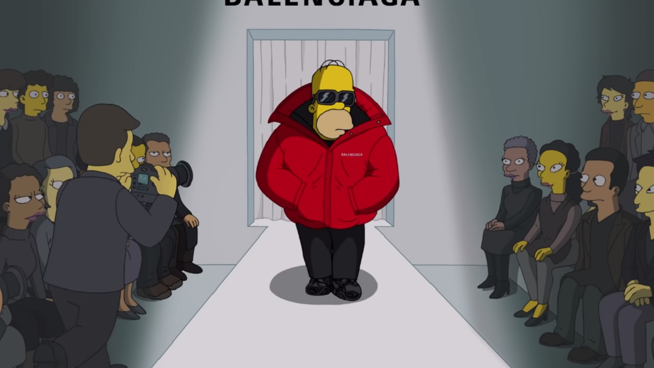 Balenciaga quebra padrões em Paris ao exibir desfile com personagens de Os Simpsons
