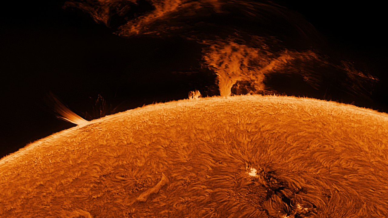 Professor aposentado registra imagens deslumbrantes da superfície do Sol. Confira!