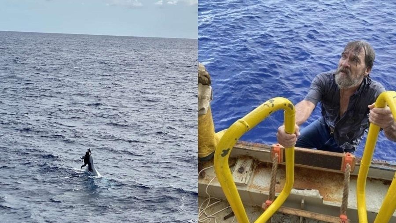 Marinheiro que havia desaparecido é encontrado vivo a 138 km da costa da Flórida, nos EUA