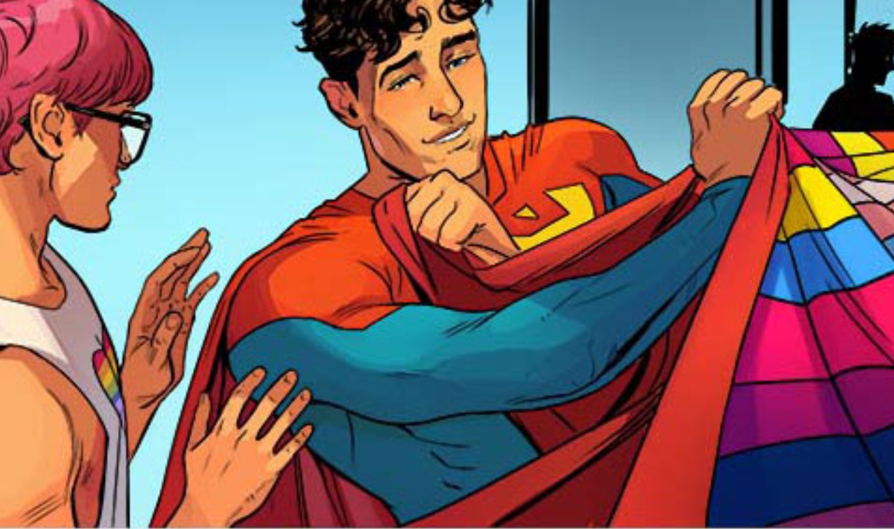 Mais lidas: em HQ especial, Superman tem capa com bandeira LGBTQ+