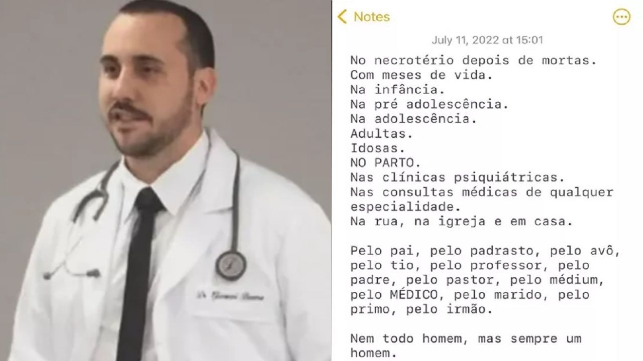 Estudante de medicina satiriza texto sobre estupro e gera polêmica nas redes