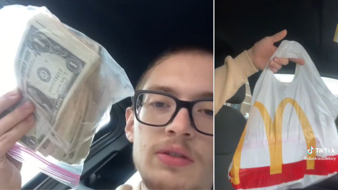 McDonald’s: Jovem recebe sacola de dinheiro junto de lanche e viraliza nas redes