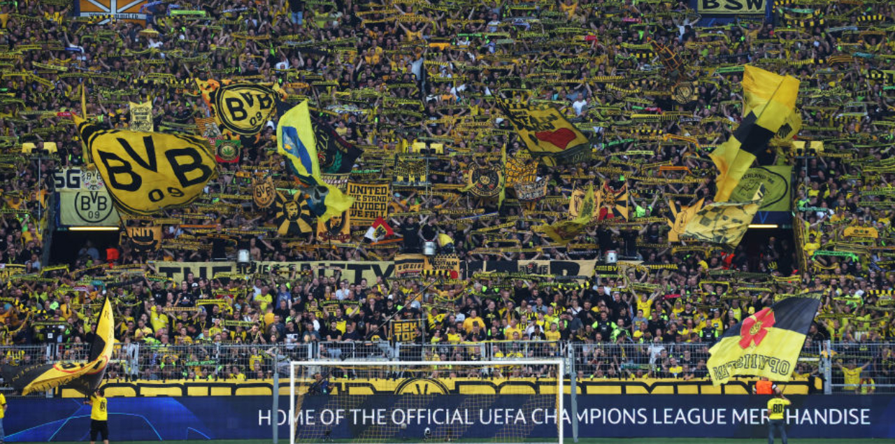 Torcedor do Borussia Dortmund perde o dedo após ‘avalanche’ para comemorar o gol