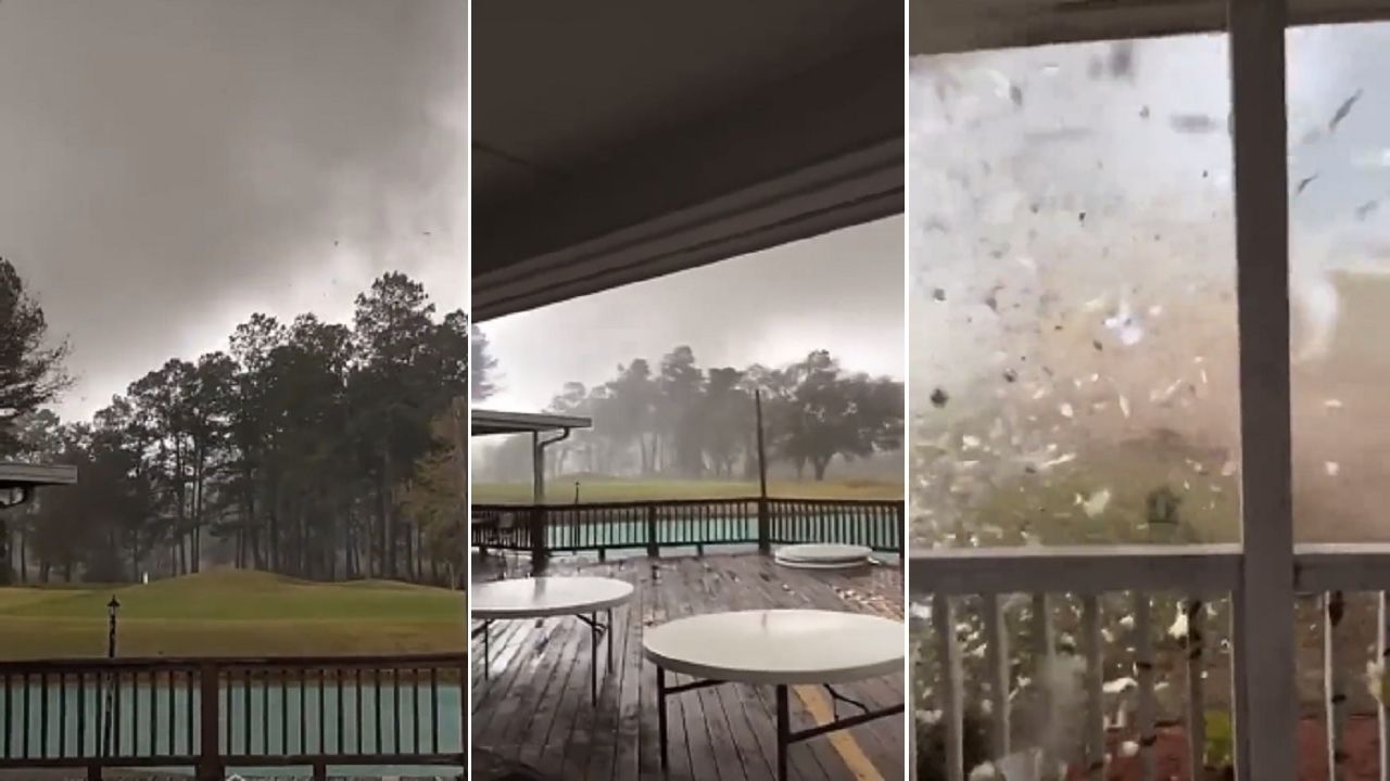 Homem fica preso dentro de tornado e faz imagens assustadoras