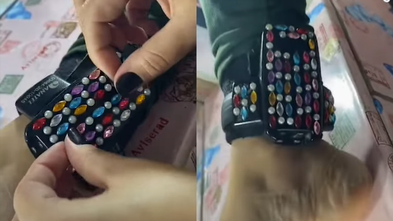 Após vídeo enfeitando tornozeleira eletrônica, mulher deve voltar à prisão