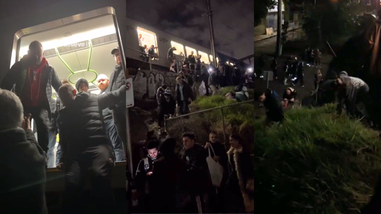 Vídeo: Passageiros pulam de trem na Austrália após atraso de 1 hora