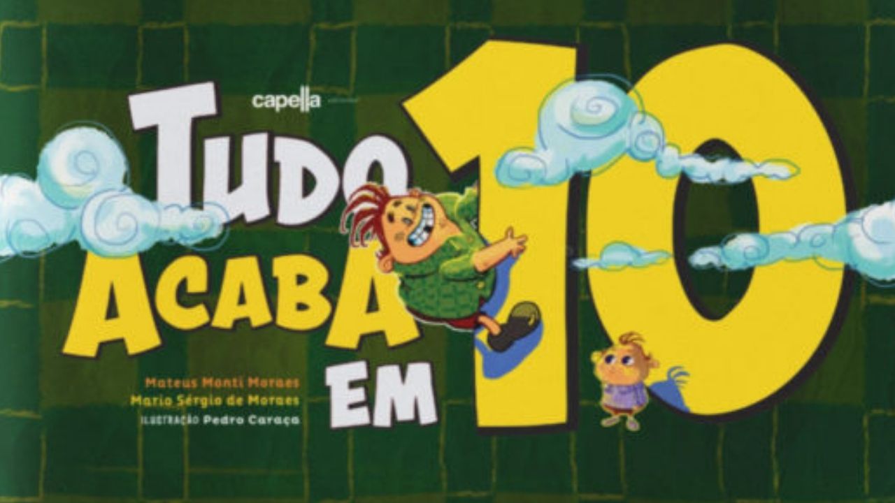 Avô e neto vencem a distância imposta pela pandemia e lançam livro desenvolvido em dupla: Tudo acaba em 10