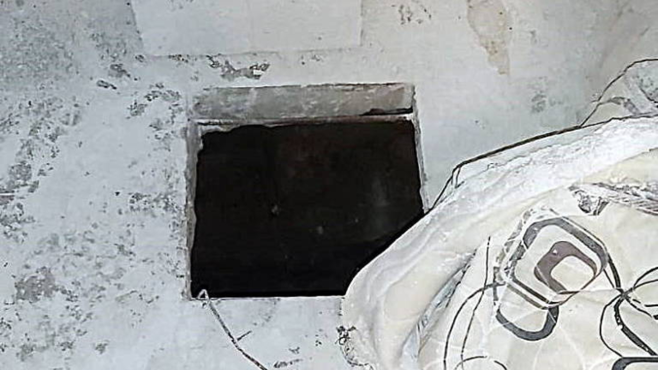 Polícia de MG encontra túnel de 40 metros em casa com aluguel atrasado