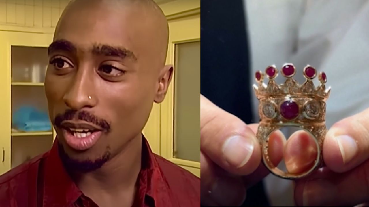 Anel personalizado de Tupac Shakur é leiloado por mais de U$ 1 milhão nos EUA