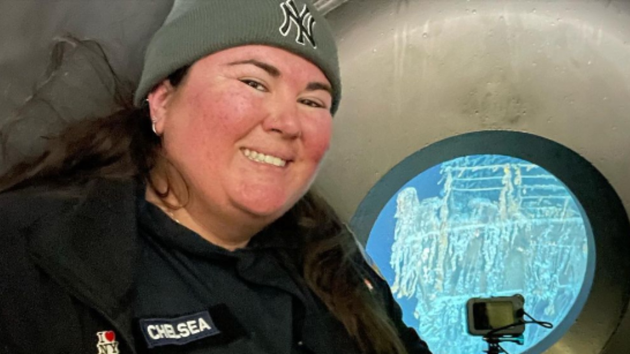 Mulher que visitou destroços do Titanic publicou registros