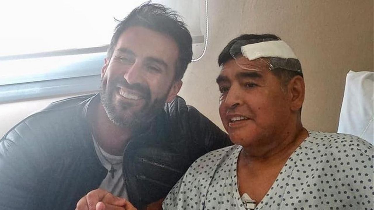 Última foto pública de Maradona vivo causa controvérsia entre familiares do craque