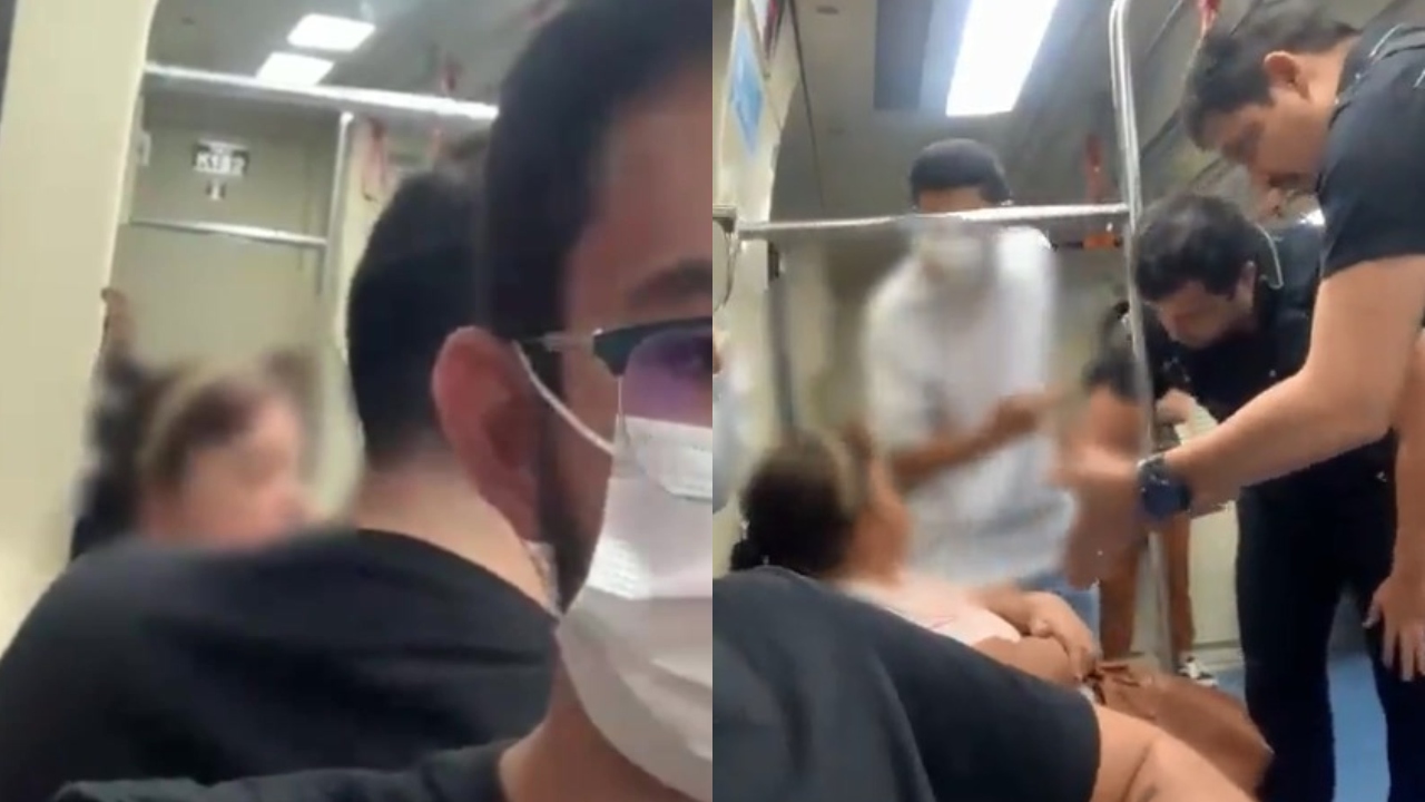 Mulher é retirada de metrô de SP após ofender casal gay: ‘Leiam a Bíblia’