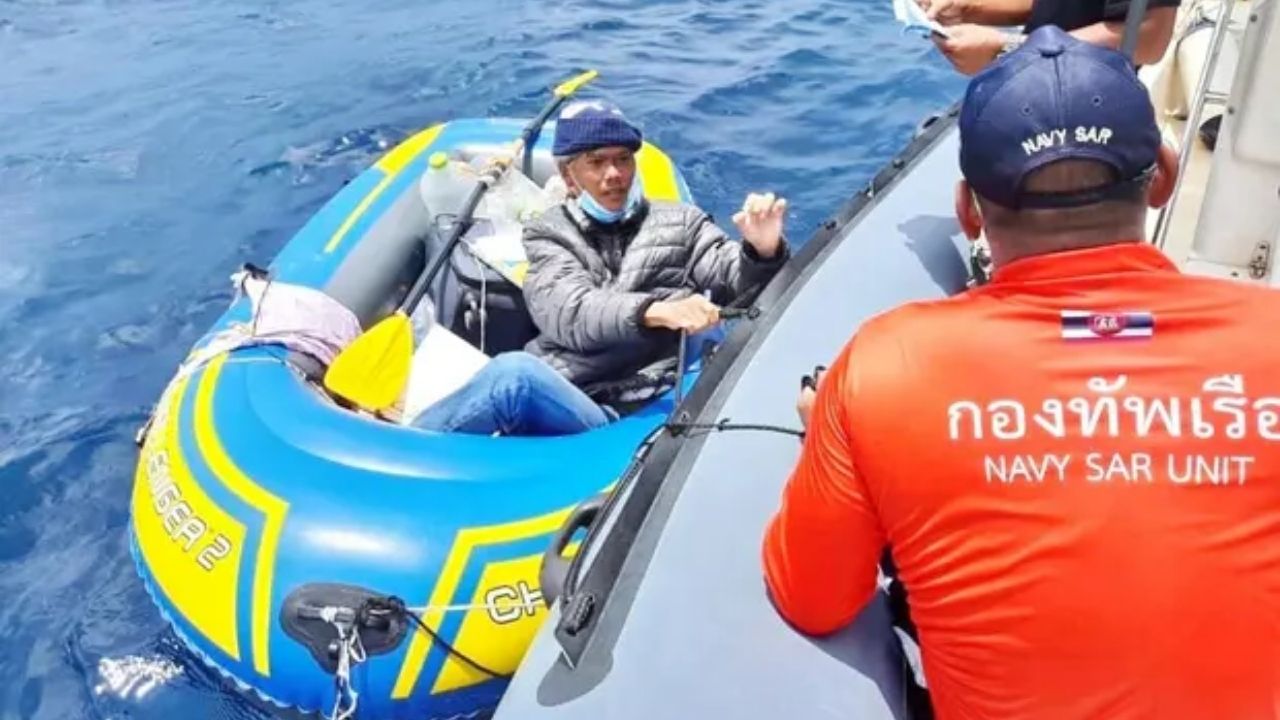Vietnamita tenta remar bote da Tailândia até a Índia para ver esposa