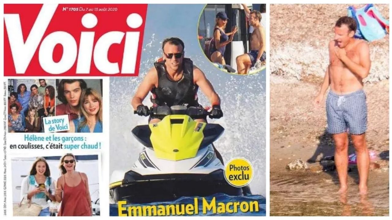Ministério Público francês investiga fotos de Macron em trajes de banho