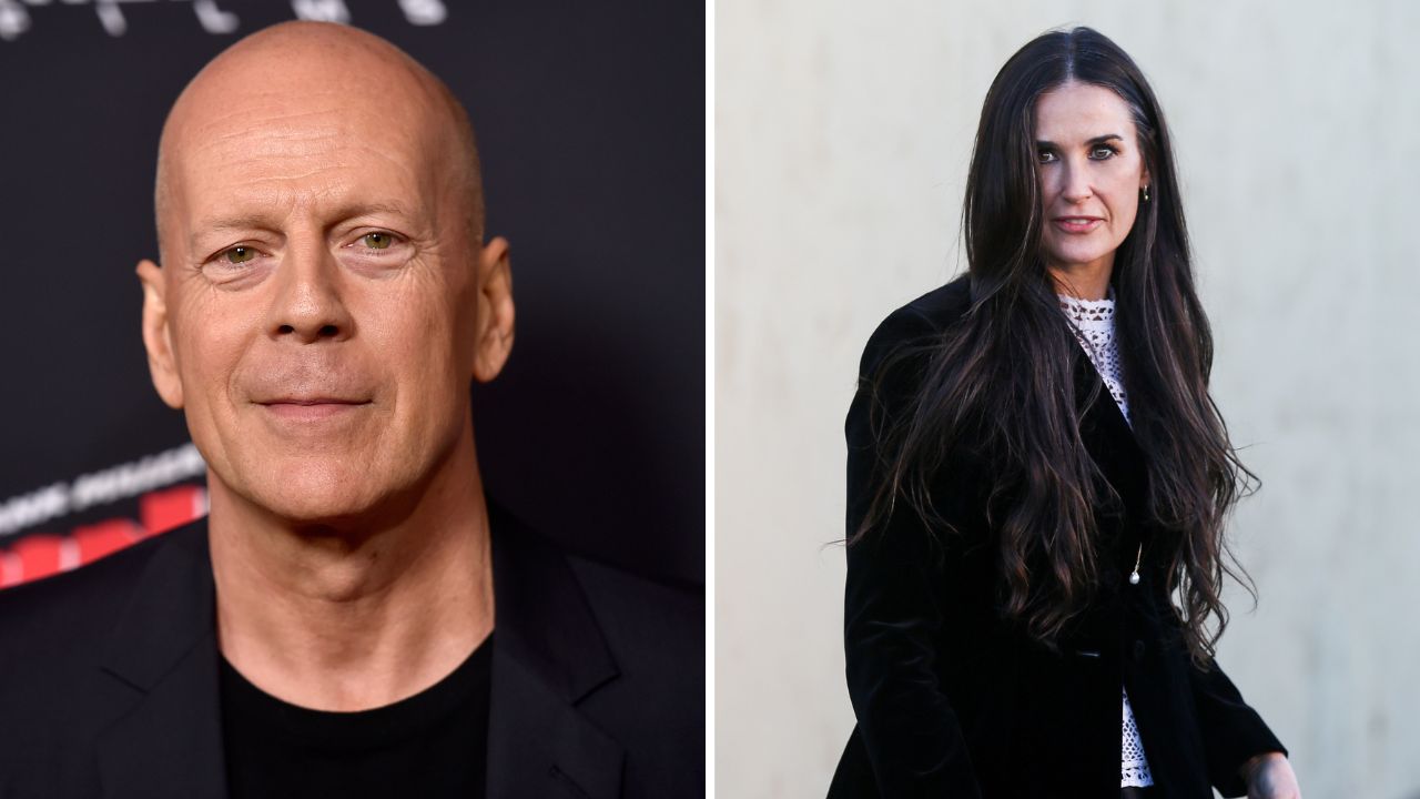 Demi Moore se mudou para casa de Bruce Willis após diagnóstico de demência