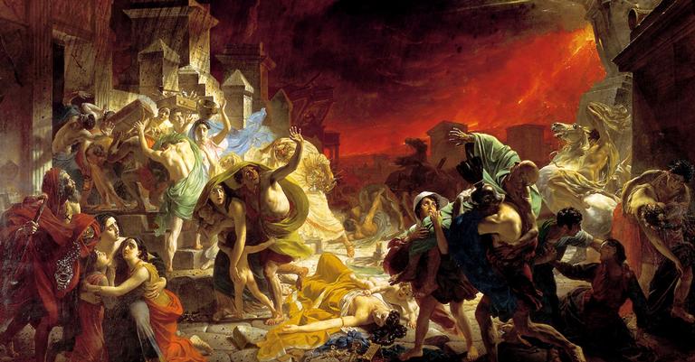 Historiadores erraram a data da erupção de Pompeia, indica achado arqueológico