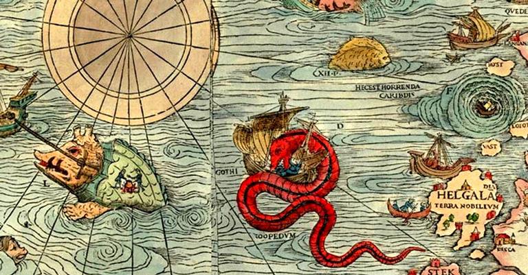 Hic sunt dracones: Os dragões nos mapas da Renascença
