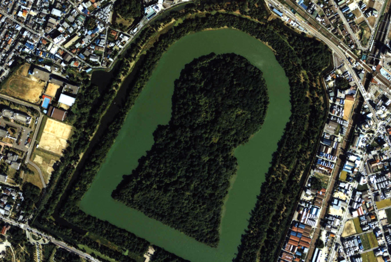 Arqueólogos mapeiam Daisen Kofun, a mais conhecida tumba do Japão antigo