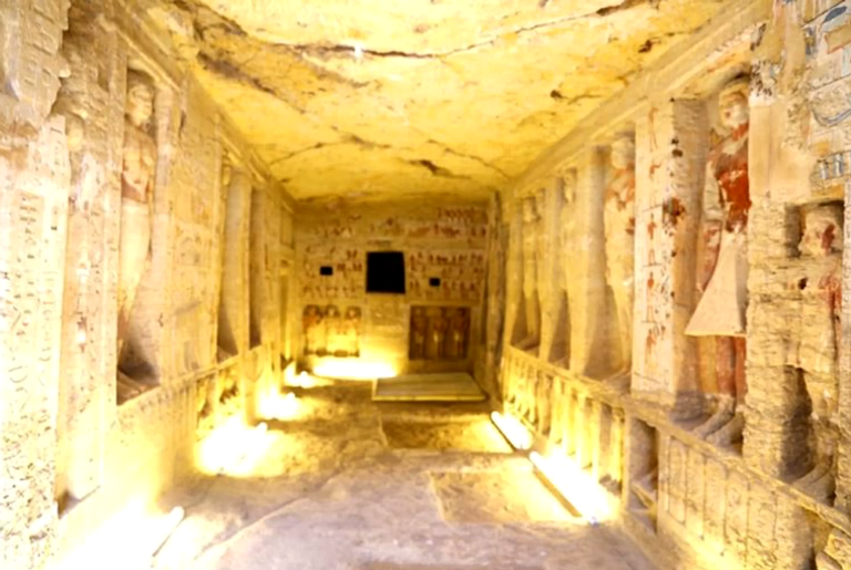 Por dentro de uma tumba egípcia de 4 mil anos