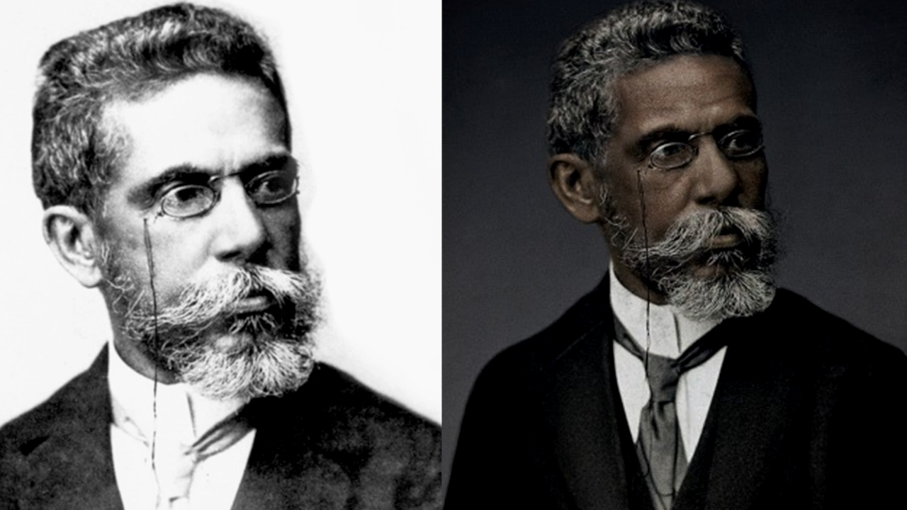 Editora publica primeiro livro com foto de Machado de Assis negro