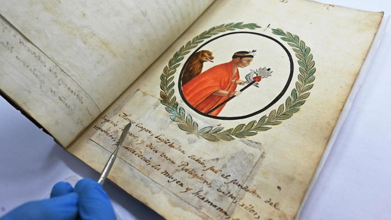 Manuscrito sobre os incas perdido há 140 anos é recuperado pelo Peru
