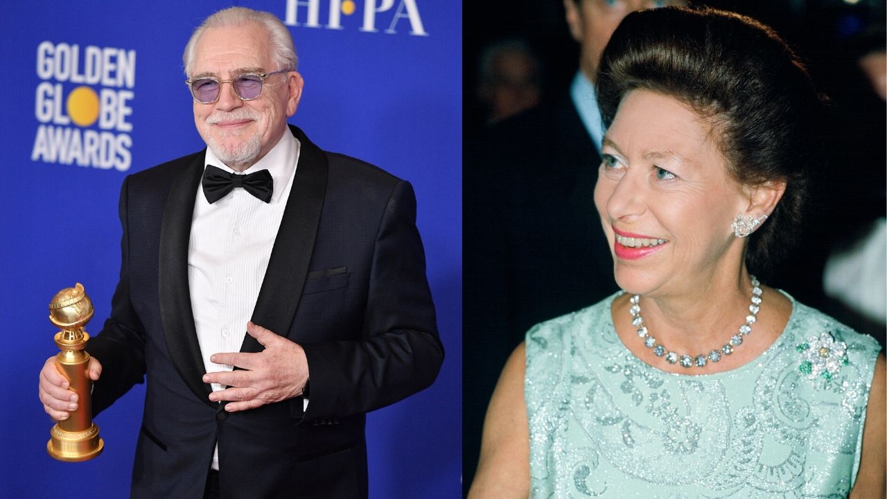 Brian Cox, vencedor do Globo de Ouro, diz ter sido assediado pela princesa Margaret na década de 1970