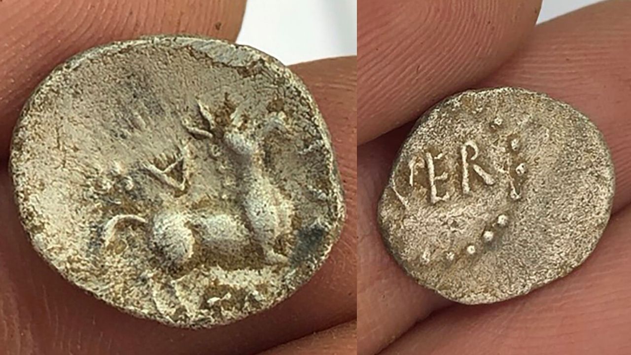 Caçador de tesouros encontra moeda da Idade do Ferro semelhante a personagem de filme infantil