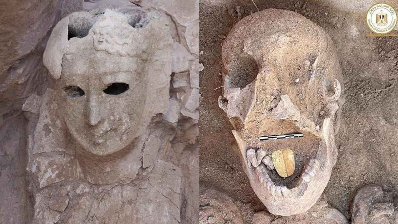 Vídeo: A impressionante descoberta da múmia com língua de ouro