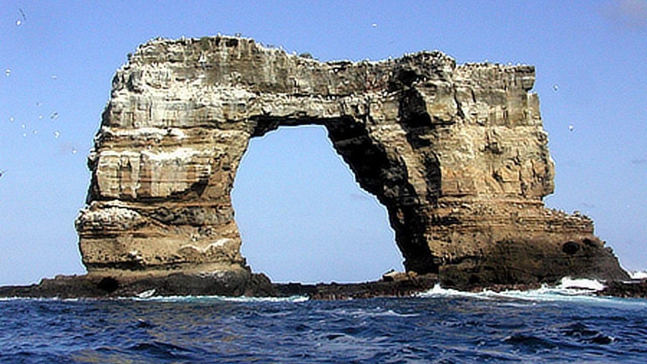 ‘Arco de Darwin’ desmorona nas Ilhas Galápagos