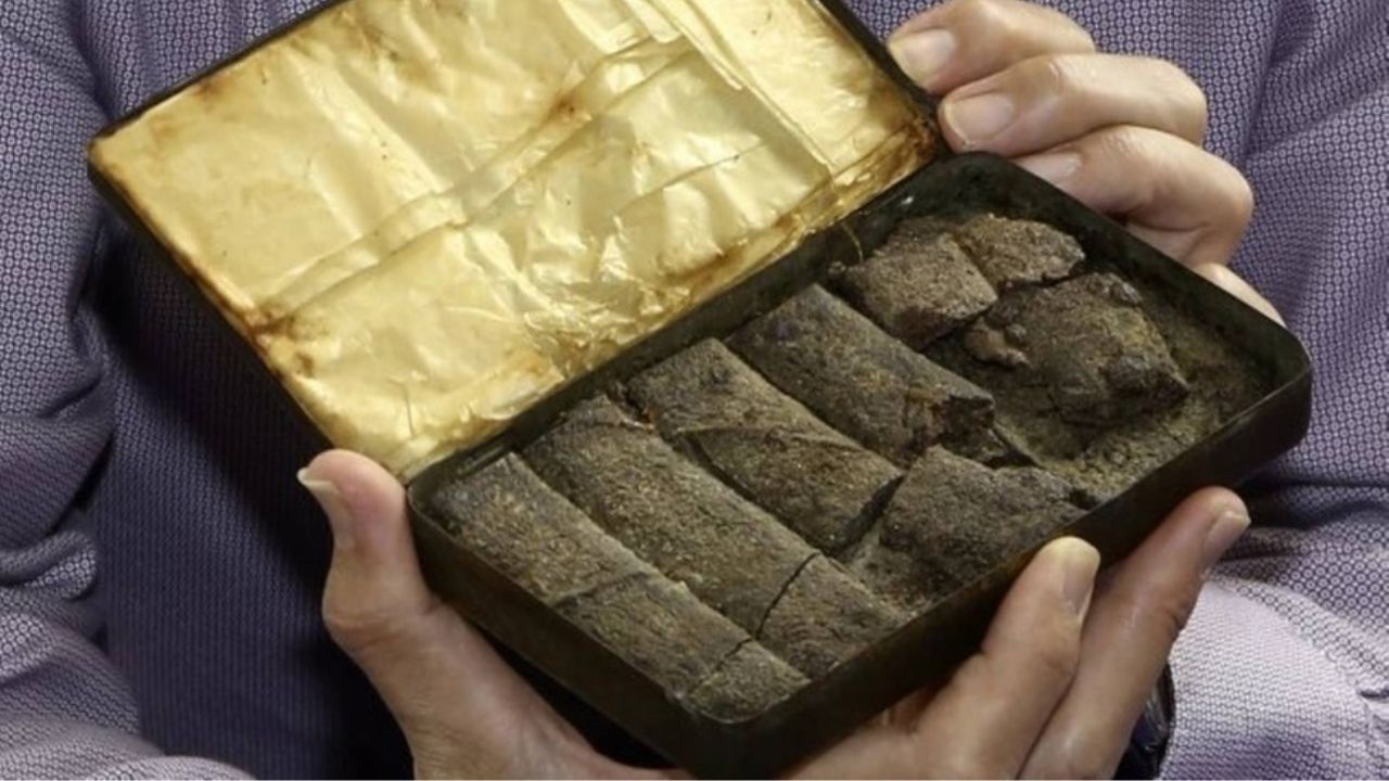 Lata de chocolates da rainha Vitória de 1900 é arrematada por R$ 3 mil