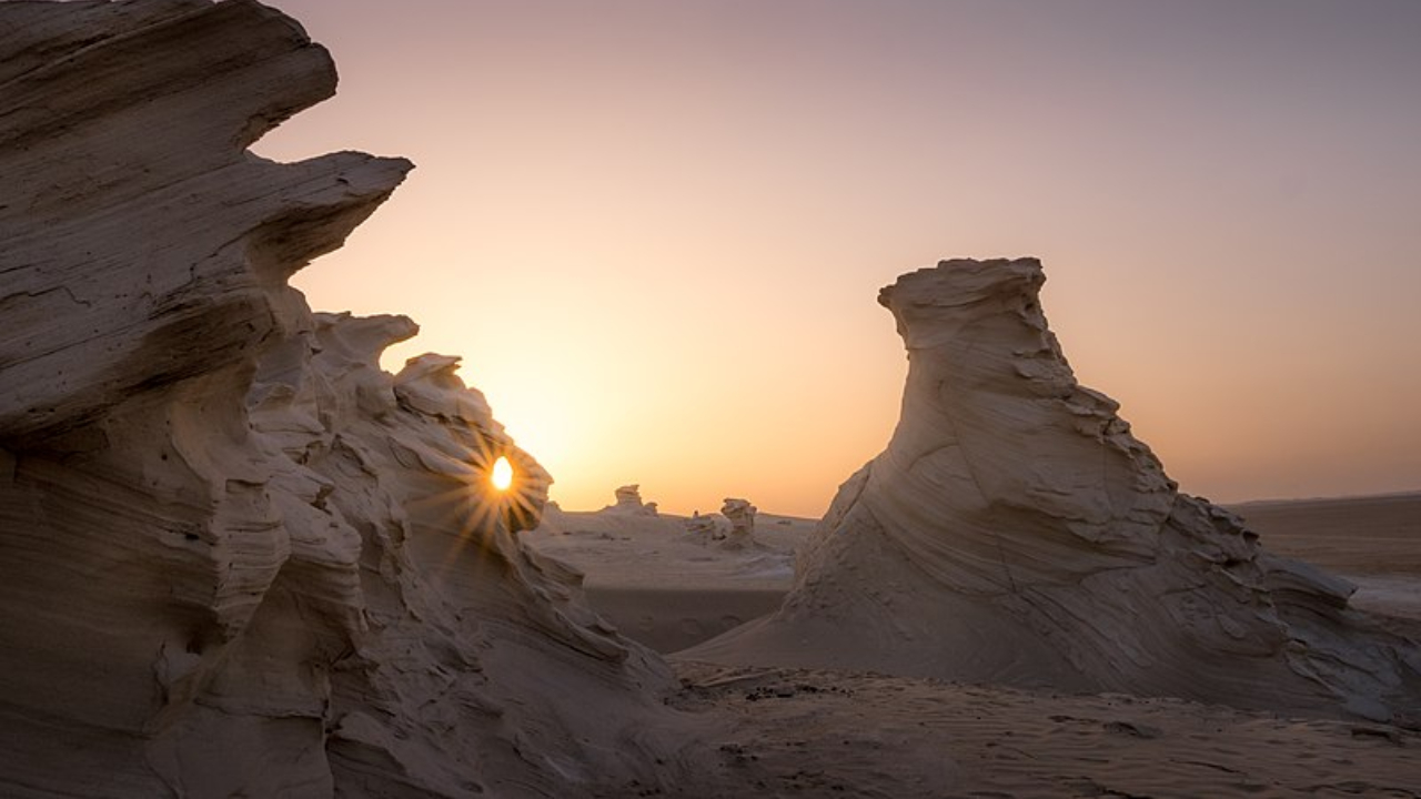 Dunas congeladas de Abu Dhabi podem provar passagem bíblica