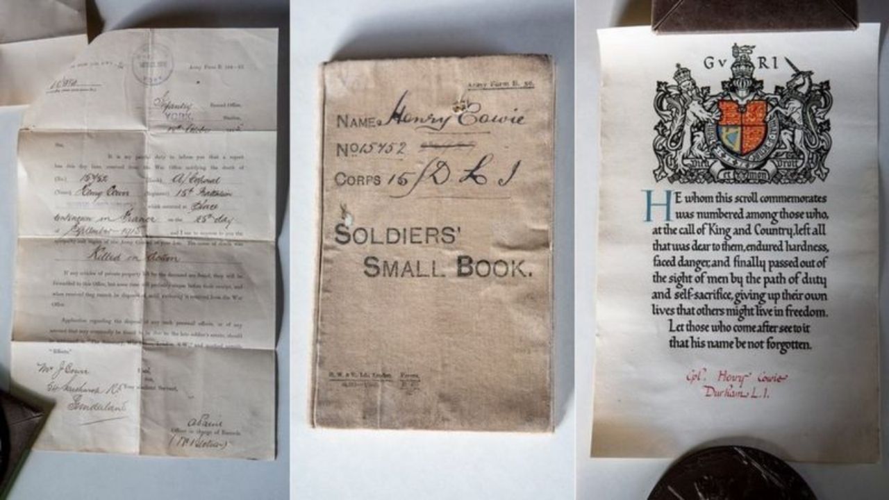Maleta velha revela história de pai e filho mortos na Primeira Guerra