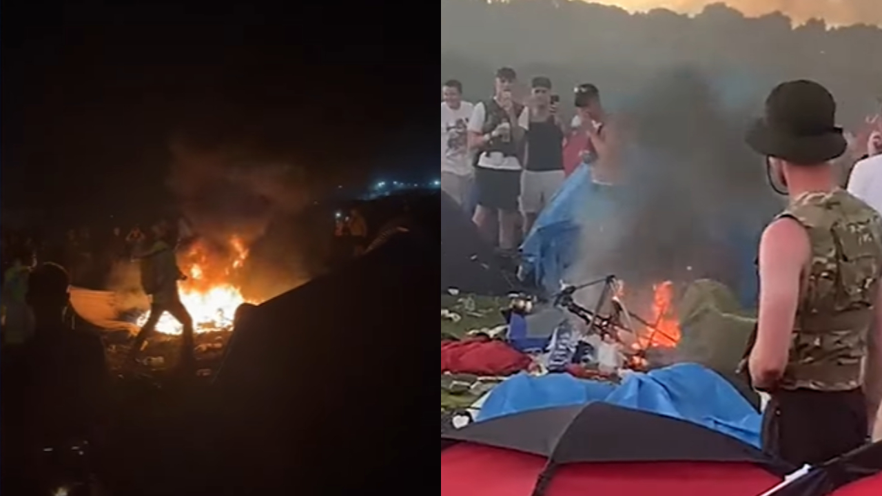 Festivais de Reading e Leeds terminam em violência e barracas queimadas