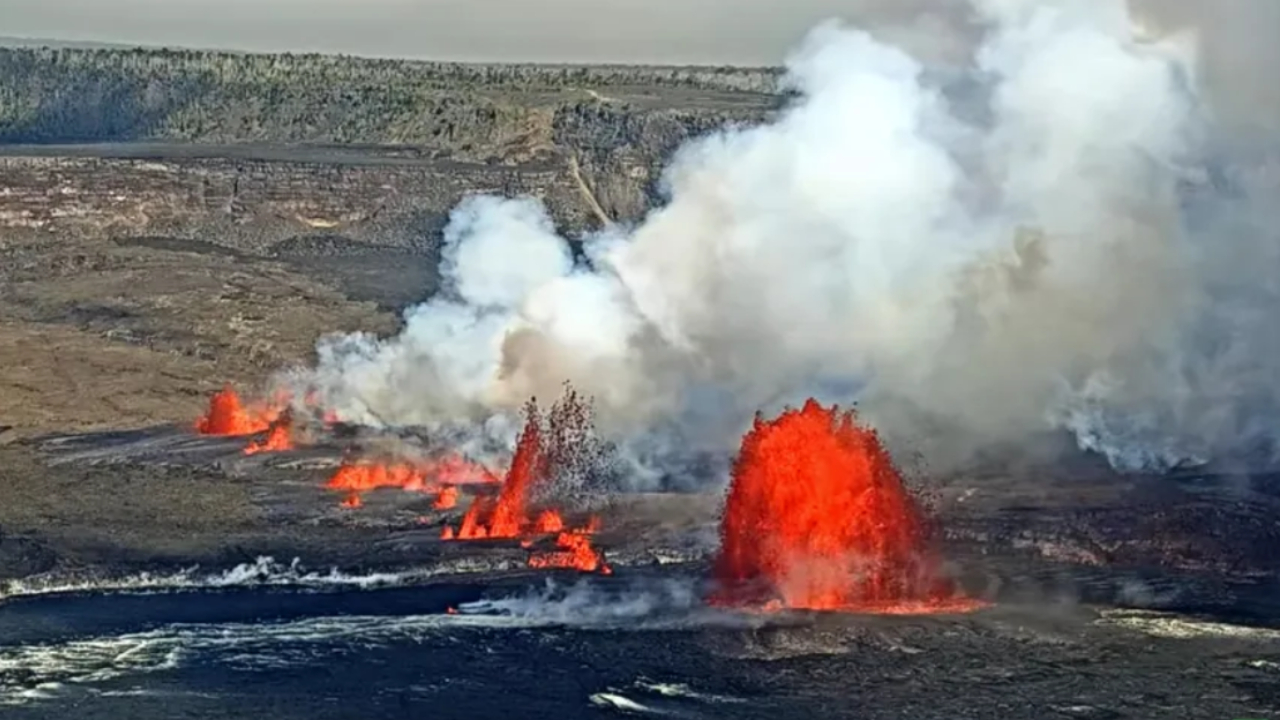 Pela terceira vez no ano, vulcão Kilauea entra em erupção no Havaí