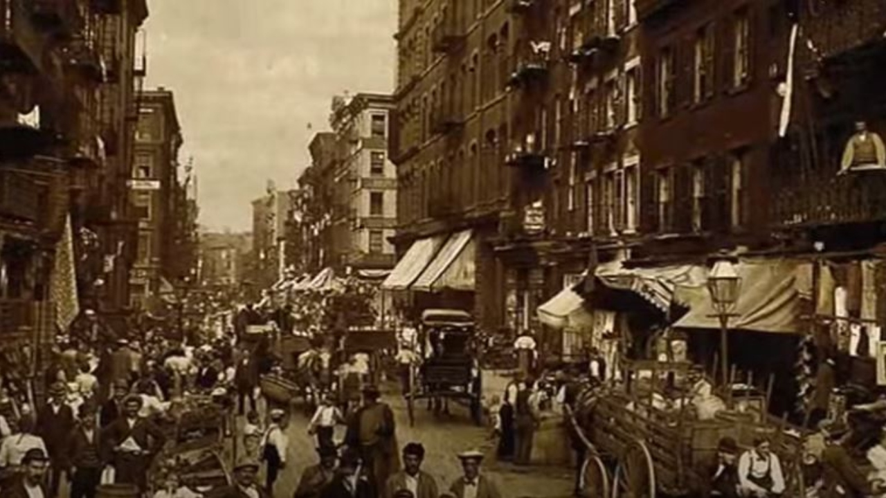 Um dia na Nova York de 1850
