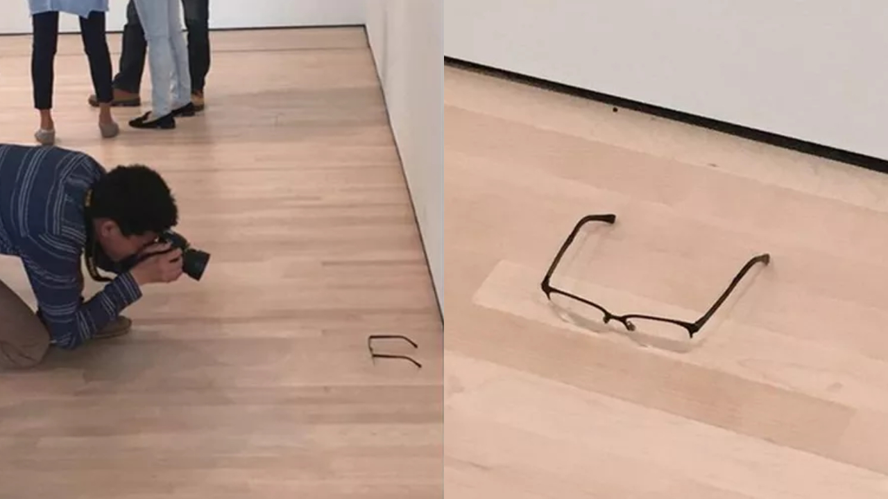 Quando um par de óculos foi confundido com uma obra de arte