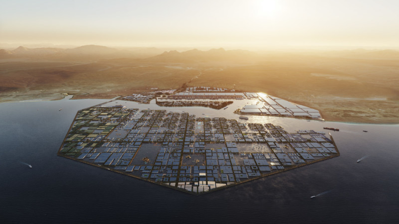 Oxagon: o que sabemos sobre a cidade flutuante da Arábia Saudita