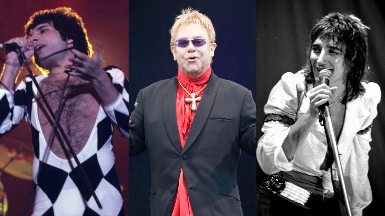 O inusitado motivo pelo qual não existe uma parceria entre Freddie Mercury, Elton John e Rod Stewart