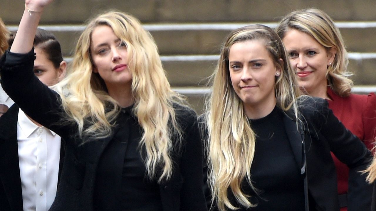 Irmã de Amber Heard quebra o silêncio após condenação da atriz: ‘Sei o que vi’