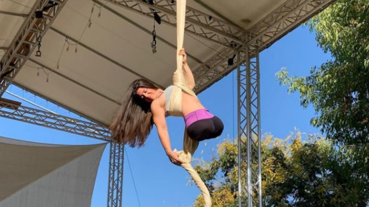A emocionante história da acrobata que descobriu que sua ginasta favorita era sua irmã
